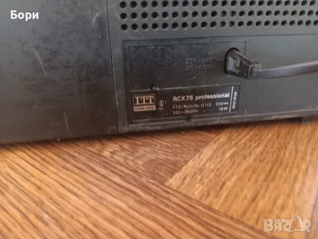 ITT Schaub Lorenz RCX 75 professional , снимка 8 - Радиокасетофони, транзистори - 47599912