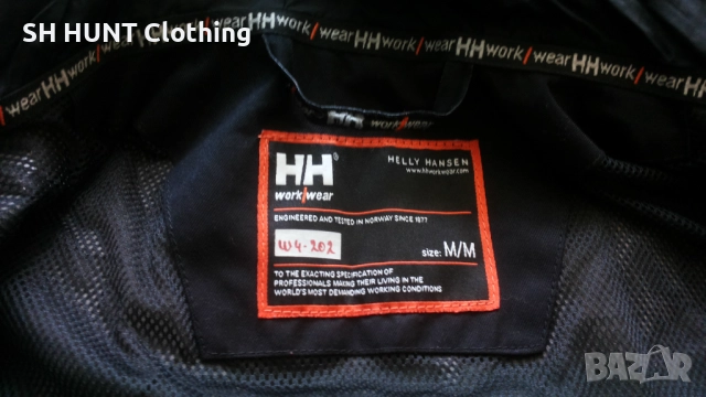 HELLY HANSEN Antwerpen Work Waterproof Jacket размер М работно яке водонепромокаемо W4-202, снимка 14 - Якета - 52037219