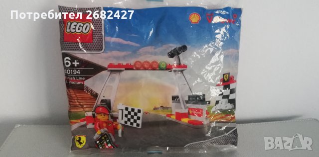 Lego 40194 Racers - Ferrari Финиш и подиум, снимка 1 - Други - 32499226