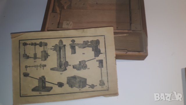 Стар дървен конструктор Матадор, снимка 12 - Антикварни и старинни предмети - 43300236
