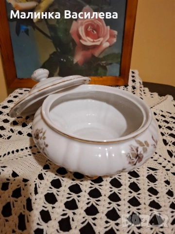 Порцеланова бомбониера , снимка 5 - Колекции - 52350251