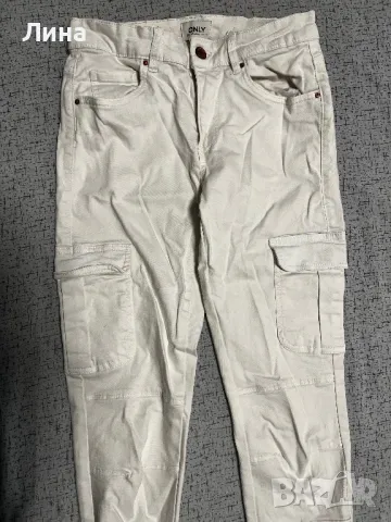 Бели карго дънки Only 