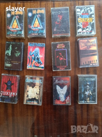Лот аудио касети iron maiden,bolt,king diamond,Def leppard
