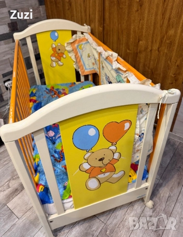 Детски матрак, протектор,  обиколници, чаршаф с ластик, снимка 2 - Кошарки - 52267905