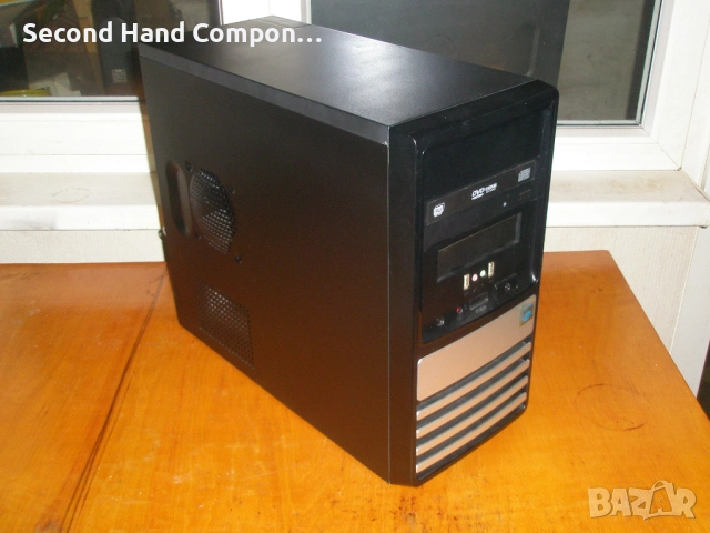 четириядрен: Core I5 2500, 500GB HDD, 12GB Ram, Rаdeon 5550, PSU Delta.