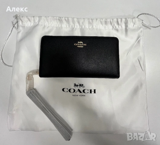 COACH New York дамски портфейл, снимка 5 - Портфейли, портмонета - 53470594