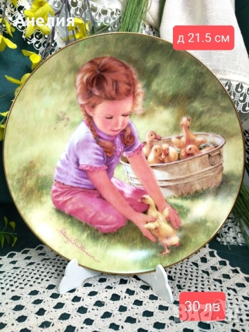 Колеционерски чинии The Hamilton CollectionАнглия, снимка 6 - Декорация за дома - 51883693