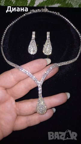 НОВ луксозен комплект, снимка 2 - Бижутерийни комплекти - 39235426