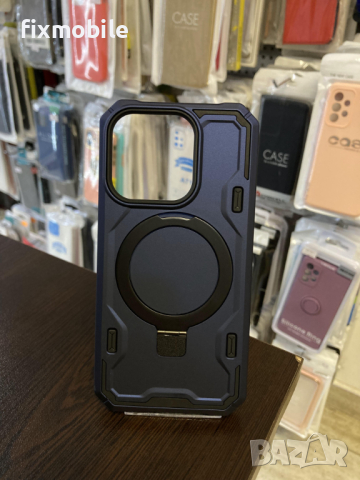 Apple iPhone 15 Pro Удароустойчив гръб/кейс Mag Ring, снимка 1