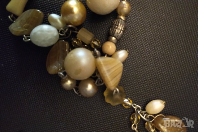 Великолепна огърлица естествени камъни перли и сребърни елементи , снимка 9 - Колиета, медальони, синджири - 34853142