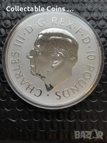 зверове на кралицата Тюдор еднорог 2 унции, снимка 2 - Нумизматика и бонистика - 44011402