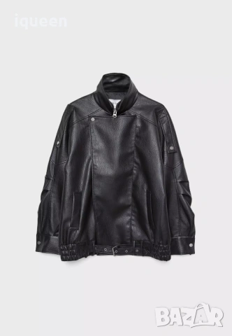 Актуално кожено яке Oversize 