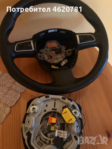 Продава се волан за Audi a4 B8, снимка 3 - Аксесоари и консумативи - 52182969