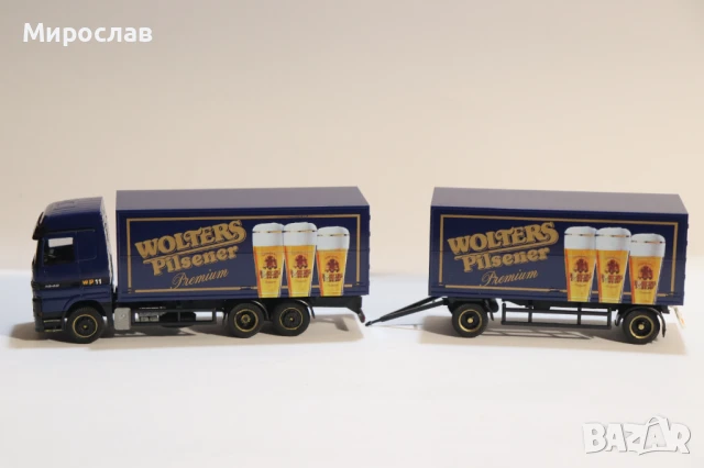 ALBEDO H0 1/87 MERCEDES ACTROS ВЛЕКАЧ КАМИОН МОДЕЛ КОЛИЧКА
