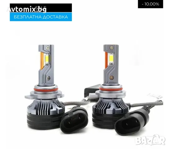 HIR2/9012 LED xenon крушки, модел STN1 за 10-24V, 65W, Canbus 6000K, комплект, БЕЗПЛАТНА ДОСТАВКА, снимка 3 - Аксесоари и консумативи - 49674264
