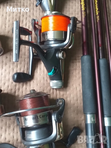 Шекспир МГ супаспин 2,70м с макари , снимка 4 - Въдици - 50334391