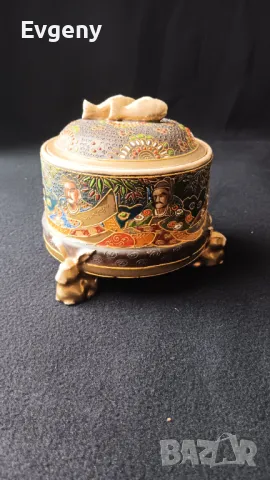 Антична керамична Японска захарница 