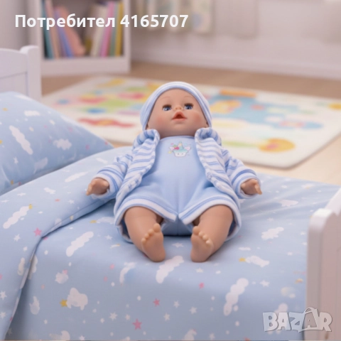 Кукла бебе с мигащи очички и зимни дрехи - Идеалният подарък за вашето дете, снимка 5 - Кукли - 52841350