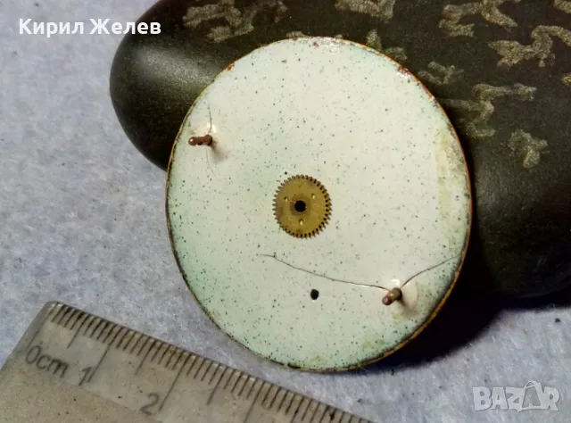 ПОРЦЕЛАНОВ ЦИФЕРБЛАТ с РИМСКИ ЦИФРИ на ЧАСОВЕТЕ и АРАБСКИ за СЕКУНДИТЕ от СТАР ДЖОБЕН ЧАСОВНИК 49635, снимка 9 - Антикварни и старинни предмети - 48561618
