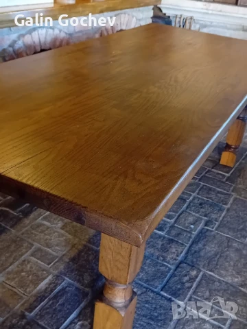 масивна трапезна маса, снимка 2 - Маси - 51101112