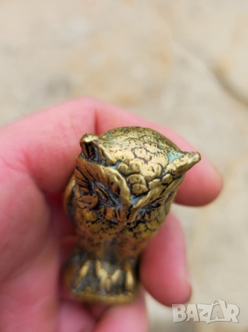 Малък Бронзов Бухал , снимка 8 - Декорация за дома - 52353069