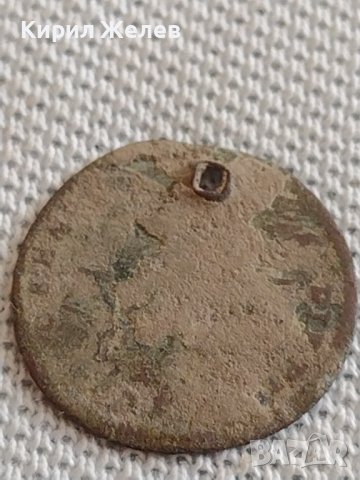 Два стари КОРАБНИ ЖЕТОНА над стогодишни редки бронз мед за КОЛЕКЦИОНЕРИ 42493, снимка 3 - Нумизматика и бонистика - 43906876