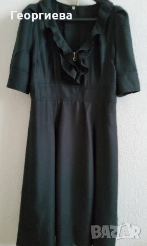 Черна рокля от популярна българска модна къща, снимка 3 - Рокли - 37801680
