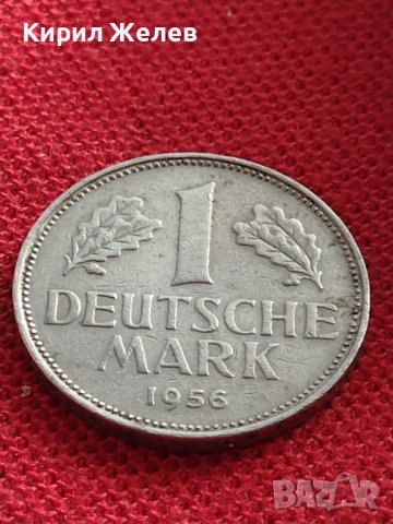 КОЛЕКЦИОНЕРСКА МОНЕТА 1 Дойче марка 1956г. МНОГО РЯДКА ГОДИНА ЗА ЦЕНИТЕЛИ 35930, снимка 5 - Нумизматика и бонистика - 39346384