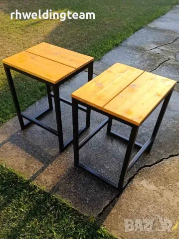 Столове - метал/дърво