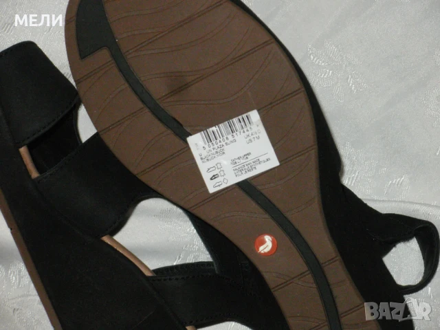 CLARKS нови естествен набук 37и1/2, снимка 7 - Сандали - 51013701