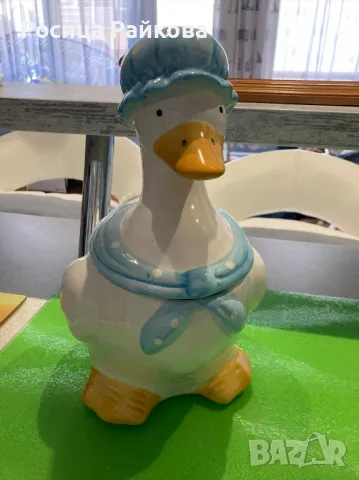 Голям Порцеланов буркан за бисквитки /декорация