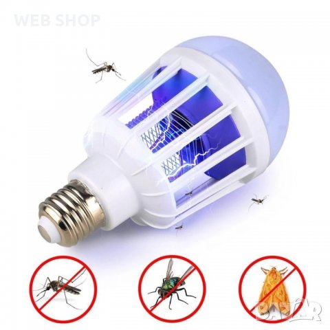 LED Лампа/Крушка  против комари Killer Lamp E27, снимка 3 - Други - 32735992