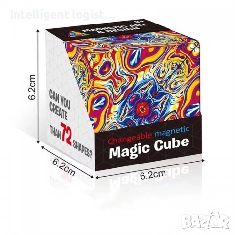 Магнитен куб, антистрес играчка, снимка 5 - Пъзели - 39852002