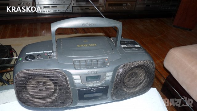  SONY CFD-101, снимка 4 - Радиокасетофони, транзистори - 39555869