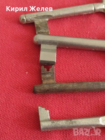 Лот ключове  стари редки за колекционери катинар, брава, куфар, резец 29251, снимка 6 - Антикварни и старинни предмети - 37408174