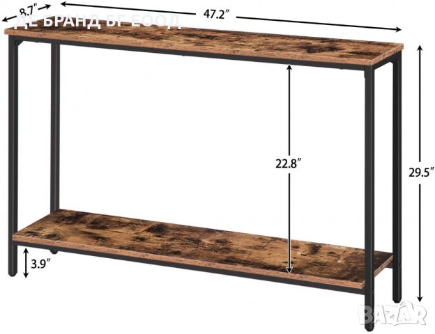 ПРОМОЦИЯ Рафт / Етажерка / Помощна масичка BF20XG01, снимка 6 - Етажерки - 32392982