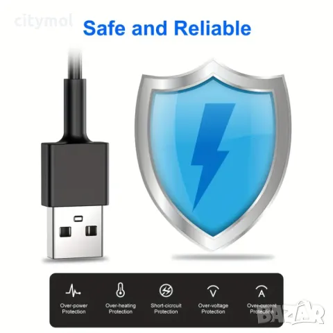 Магнитен USB Заряден Кабел за Xiaomi Mi Band 9/8 и Redmi Watch 2 /3 Lite / 3Active / 4​, снимка 7 - Смарт гривни - 49271497