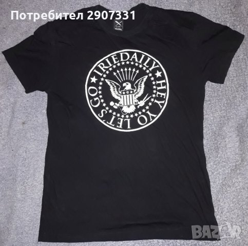 Тениска Iriedaily, вдъхновена от групи Ramones, снимка 1 - Тениски - 40779528