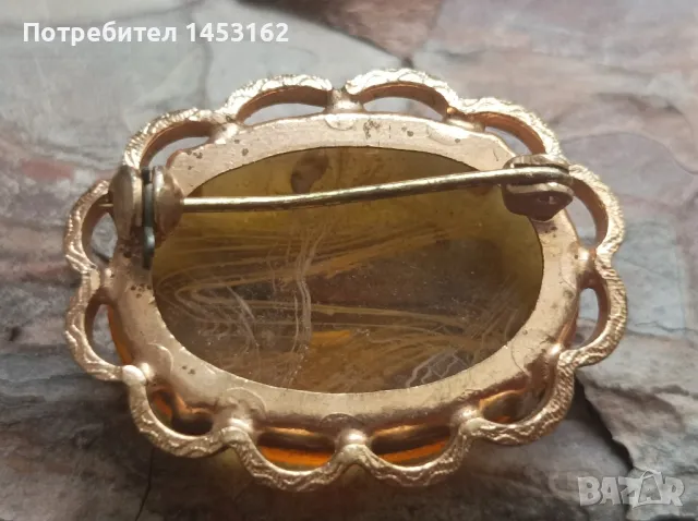 Старинна брошка, снимка 2 - Други - 50322853