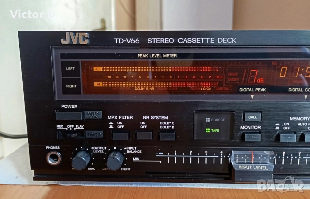 JVC TD-V66 - Триглав касетен дек, снимка 4 - Декове - 52802216