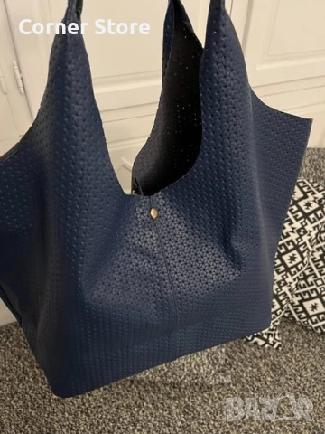 Нова голяма чанта 48/43 см,естествена телешка кожа, снимка 2 - Чанти - 51697364