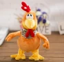 Плюшена играчка петел, пее и танцува, снимка 2