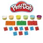 Нов Комплект Play Doh мек пластелин с числа и форми комплект 6 цвята пластелин, снимка 6