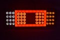 1 бр. ЛЕД LED НЕОН задни стопове с 72 SMD диода за камион 24V , снимка 5