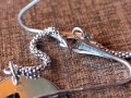 Сребърни висящи обеци (169), снимка 3