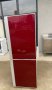 Дизайнерски червен стъклен хладилник Siemens, снимка 3