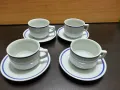 Стар български порцелан чаши за чай , снимка 2