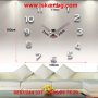 Стенен часовник с 3D ефект, Стикер, снимка 4