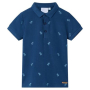 Детска поло тениска, тъмносиня, 116(SKU:11956