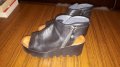 Черни летни боти - сандали естествена кожа , снимка 7